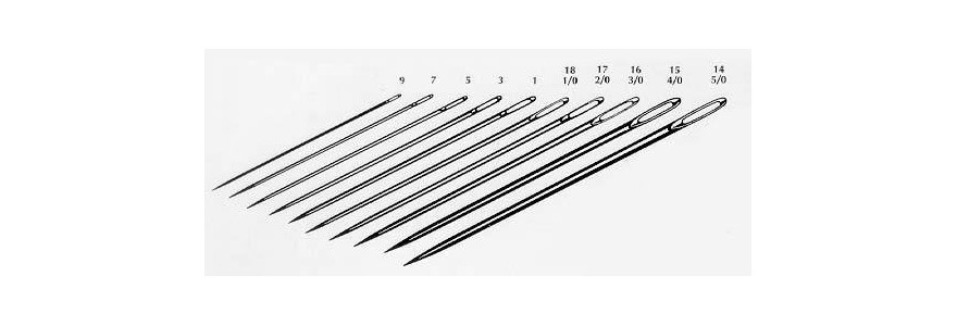 Aghi per ricamo e sartoria