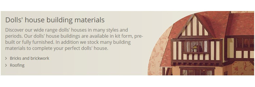Dolls' house building materials