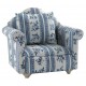 DF 889 Blue Armchair