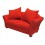 DF 1156 Modern Red Sofa