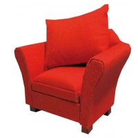 DF 1157 Modern Red Armchair