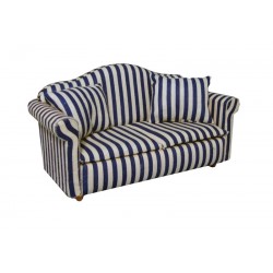 DF 1165 Blue Stripe Sofa