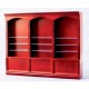 Triple Shelves Mahogany 9226