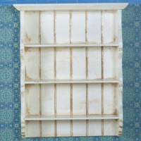 Aged Cream Wall Shelves 3068