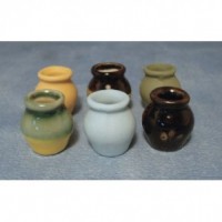 Round Vases, 6 pack D2233