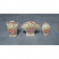 Floral Vases, 3 pack D2237