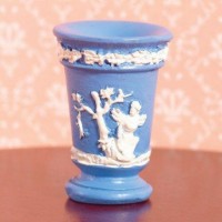 Jasper Blue Vase 6363