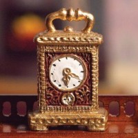 Gold Carriage Clock 4528