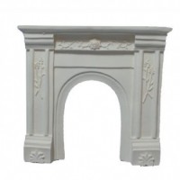 White Fireplace DF702
