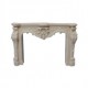White Carved Fireplace DF703