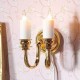 Twin Candle Wall Light 7248