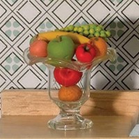 Glass Bowl with Fresh Fruit 3594
