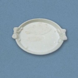 White Round Tray D2122