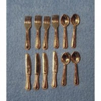 Gold Plated Cutlery D2281