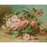 BASKET WITH ROSE