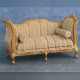 9266 Gold & silver Louis XV sofa