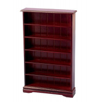 DF1554 6 Shelf Bookcase Mahog