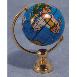 D224 Globe On Brass Stand