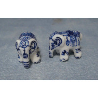 D2250 Pair of China Elephants