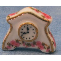 D2379 Ceramic Rose Clock