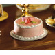 Pink & White Cake with Roses £3.45 SKU 6676 Pink & White Cake with Roses