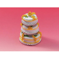 D1931 Yellow Wedding Cake