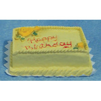 D555 Rect. Birthday Cake