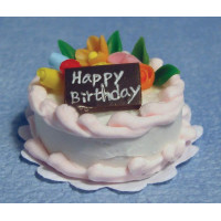 D1679 Pink Icing Birthday Cake