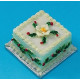 D1929 Square Christmas Cake