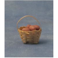 D89532 Basket of Fresh Eggs