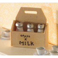 3892 Wooden Crate & Milk